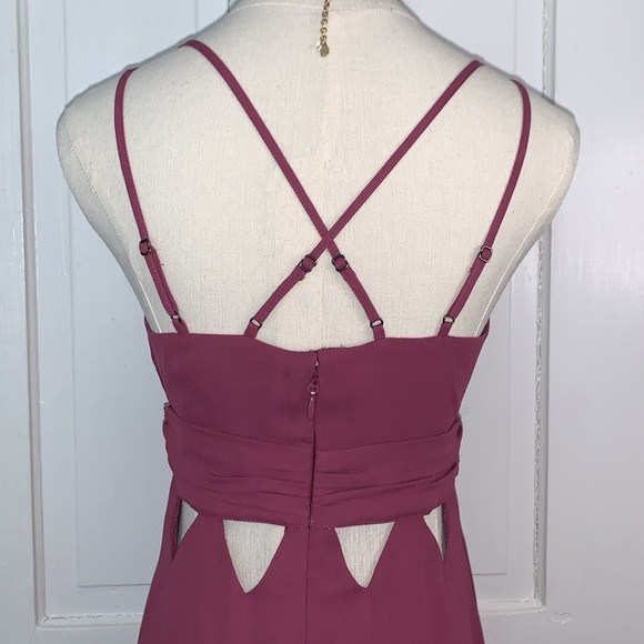 BCBG CUTOUT MINI DRESS STRAPPY BACK - Picture 5 of 9